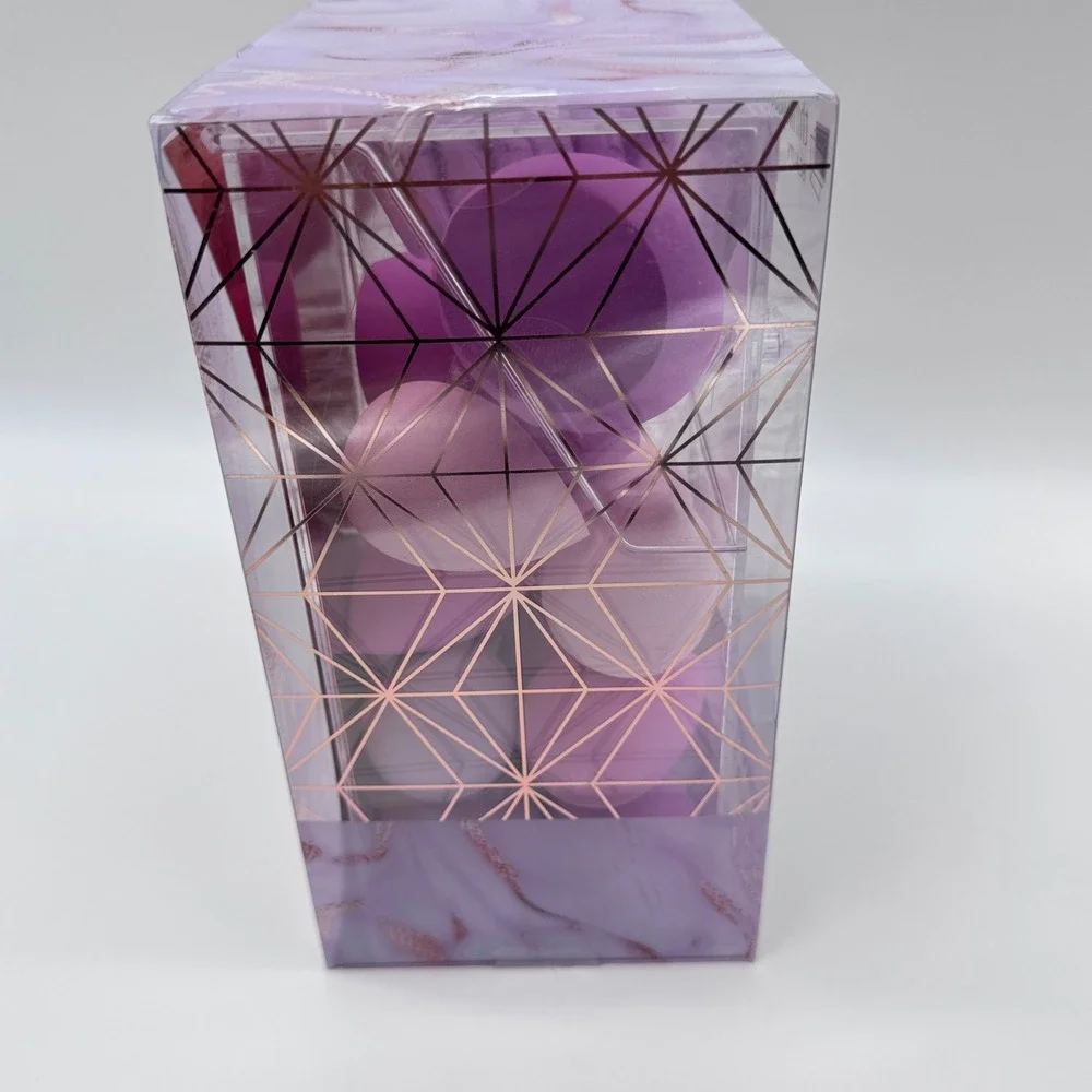 Thinkspace Beauty Organizer Set Women OS Purple 150 Piece Sponge and Puff Kit